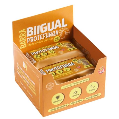 Bigual: Barra Proteica Funcional  (Choco Crunchy, 15g proteína)