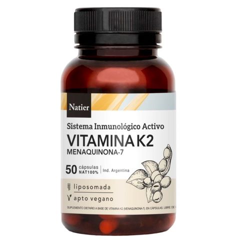 Natier: Cápsulas de Vitamina K2 – Salud Ósea y Arterial