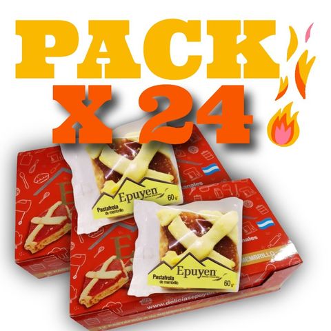 PASTAFROLA DE MEMBRILLO - Delicias Epuyén – X24 UNIDADES (2 CAJAS)