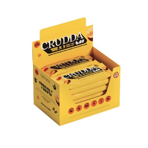 Barritas Crudda Sabor Banana Tofee 40g X 10u 