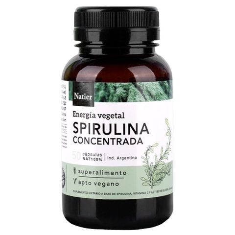 Natier: Cápsulas de Spirulina Concentrada Natier – Energía y Nutrición