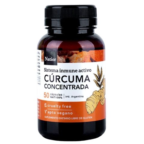 Narier: Cápsulas de Cúrcuma Concentrada – Antiinflamatorio y Antioxidante Natural