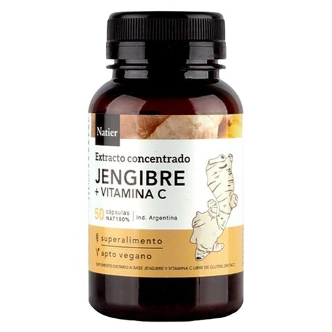 Natier: Cápsulas de Jengibre Concentrado Natier – Alivio y Bienestar