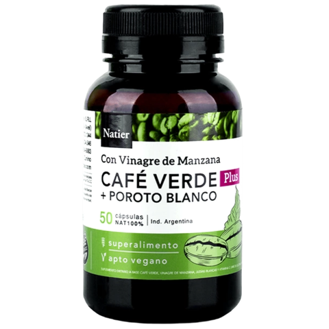 Natier: Cápsulas Café Verde Plus – Adelgazante Natural