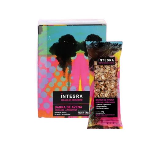 Barras Proteicas Integra – Girasol & Arándanos X 10u