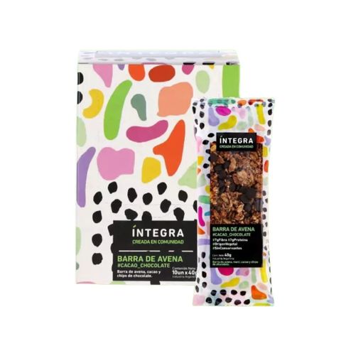 Barras Proteicas Integra – Avena y Chocolate X 10u