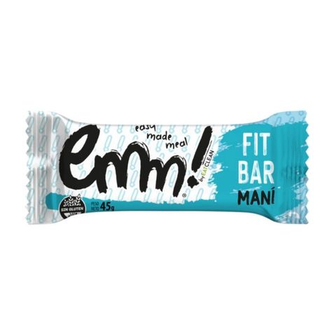 FIT BAR Maní Emm! – 10 Barritas Proteicas (45 g cada una)