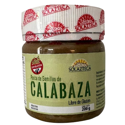 SolAzteca - Mantequilla de Semillas de Calabaza – Superalimento Verde