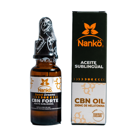 Aceite de Cannabis Nankö CBN Forte Sweets Dreams - Complemento Natural 20 ml