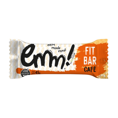 FIT BAR Café Emm! – 10 Barritas Proteicas (45 g cada una)