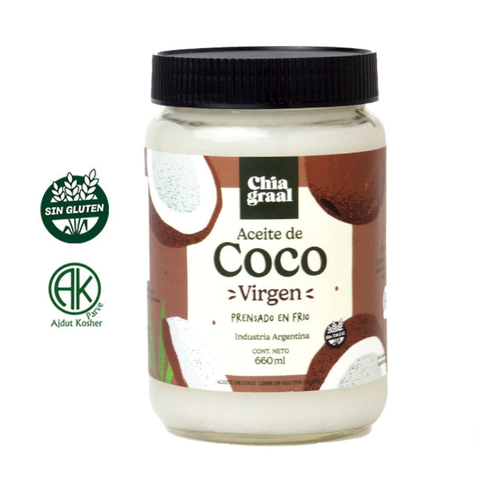 Aceite de Coco Virgen Chia Graal – Puro, Nutritivo y 100% Natural
