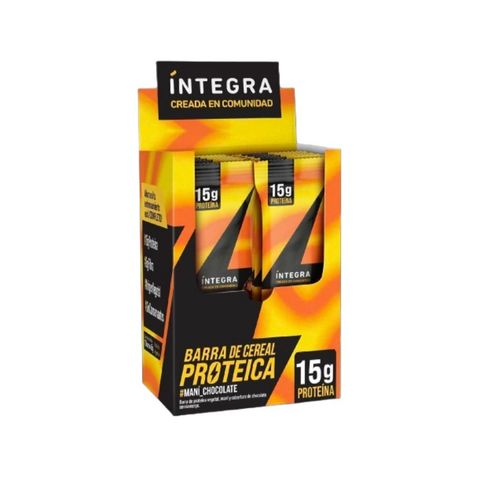 Barras Proteicas Integra –  Maní & Chocolate X 10u