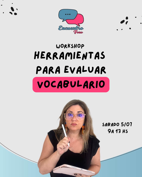 Workshop Herramientas para evaluar vocabulario