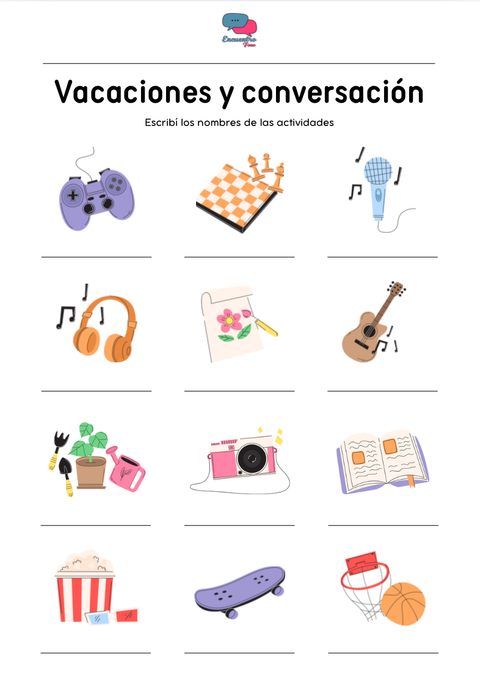 Vocabulario y conversación