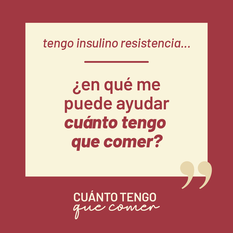 Tengo Insulino resistencia, en qué me puede ayudar CTQC?