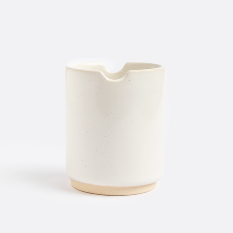 Vaso de Cerámica Gres Blanco