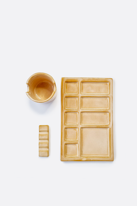 Set para Pintura de Cerámica Gres Tostado