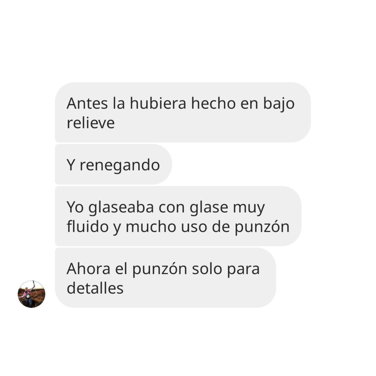 Alumna mejorando sus técnicas