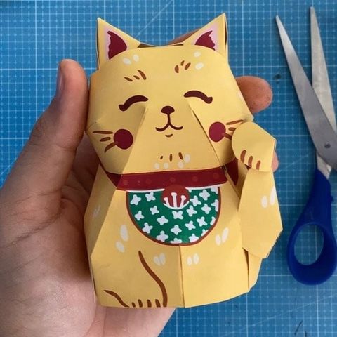 Maneki Neko - Paper Toy