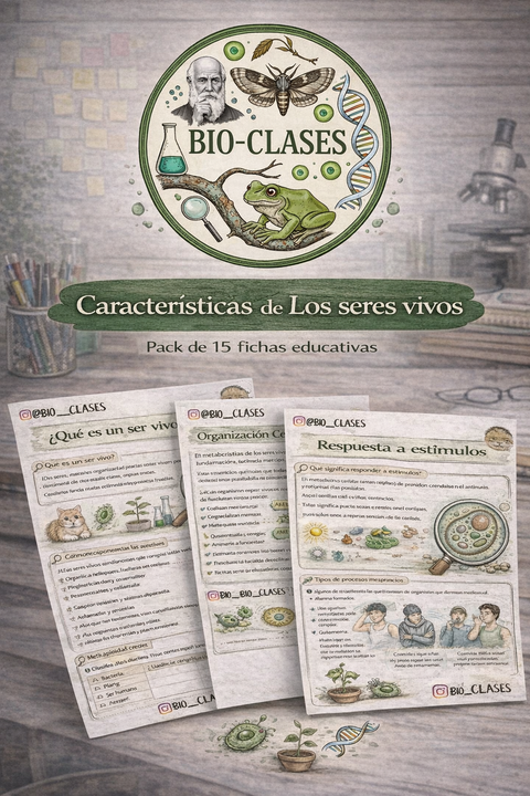 Bio-Clase: Características de los Seres Vivos🌿🌱🦎