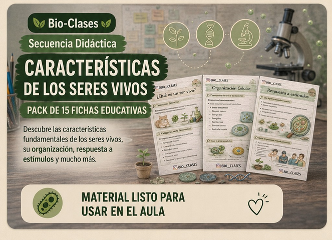 Bio-Clase: Características de los Seres Vivos🌿🌱🦎