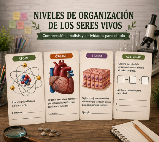 Bio-Clase: Los niveles de Organización de los Seres Vivos📚📚