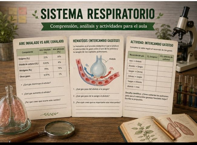 Bio-Clase: Sistema Circulatorio + Respiratorio + Desafío Científico❤️❤️