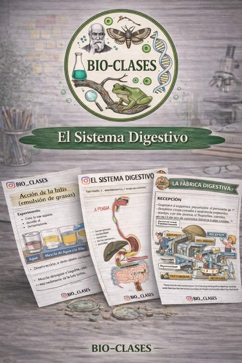 Bio-Clase: El Sistema Digestivo📔📒🤗