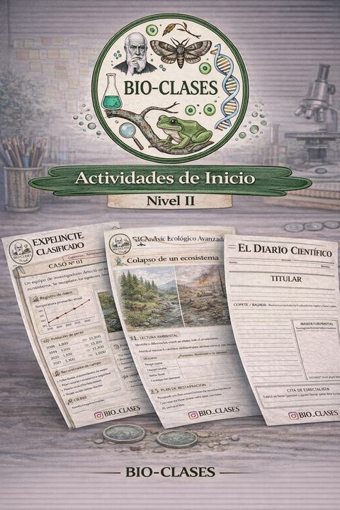 Bio-Clase: Inicio del Ciclo Lectivo (Nivel II) 👩🏼‍🏫📝