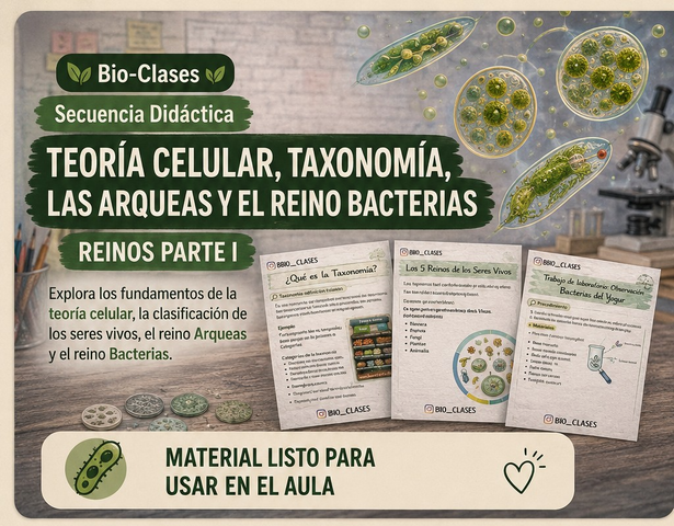Bio-Clase: Teoría Celular, Taxonomía y Reinos Parte I 🤗💕