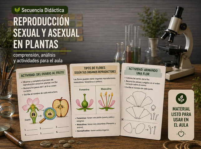 Bio Clase: Reproducción sexual y asexual en plantas🌱