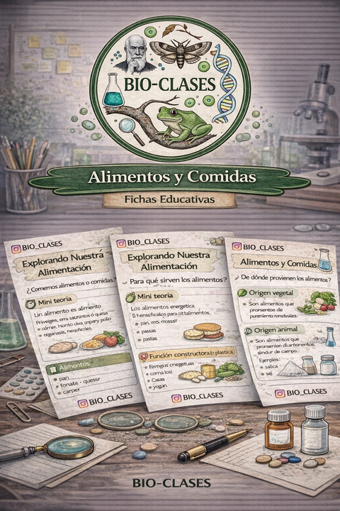 Bio-Clase: Alimentos y Comida 🥩🍝