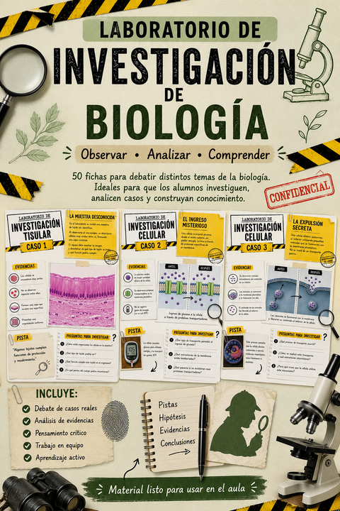 Bio-Clase: Laboratorio de Investigación de Biología 🤗