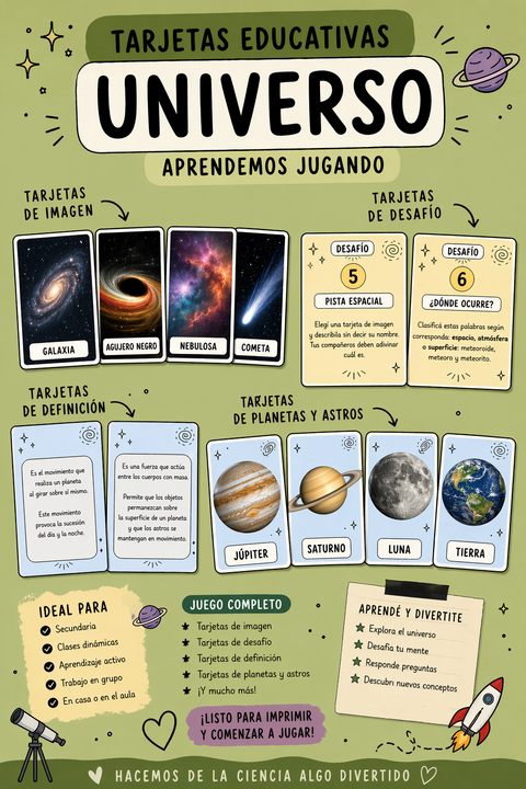 Bio-Clases: Juego del Universo🪐🪐