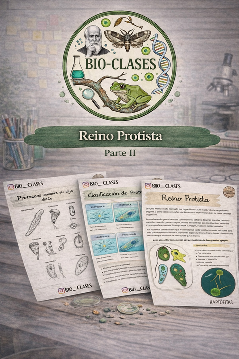 Bio-Clase: Reinos Parte II (Protozoo y Algas)📝👩🏼‍🏫