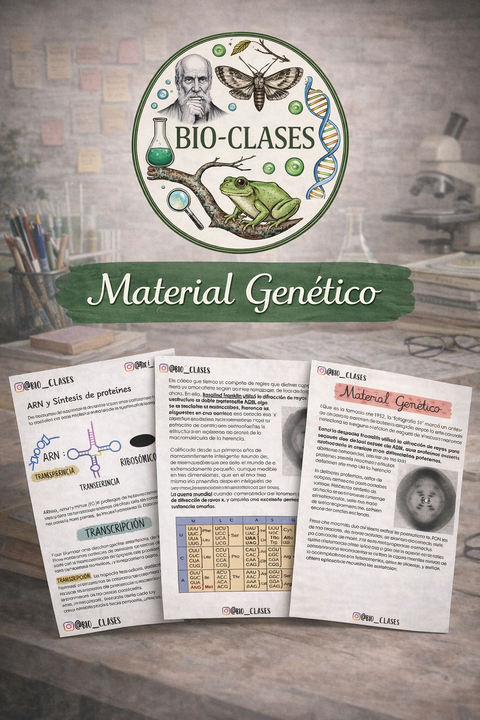 Bio-Clases: Material Genético 🧬🧬
