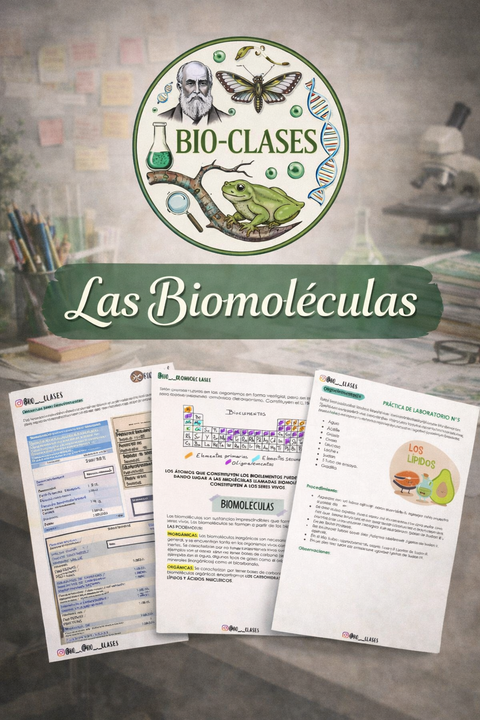 Bio-Clases: Las Biomoléculas 🍎🍠🍞🥑🥩