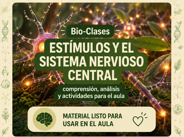 Bio-Clase Estímulos y El Sistema Nervioso Central(+ FICHAS DE REFLEJOS)🧠 