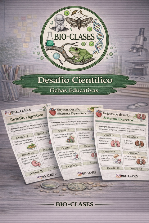 Bio-Clase:Desafío Científico (Sistema de nutrición) 🔍🔍🕵🏽‍♀️