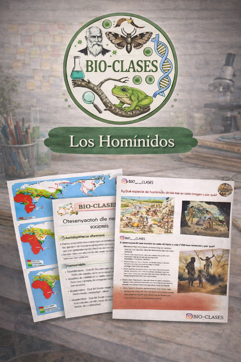 Bio-Clase: Los Homínidos 📝
