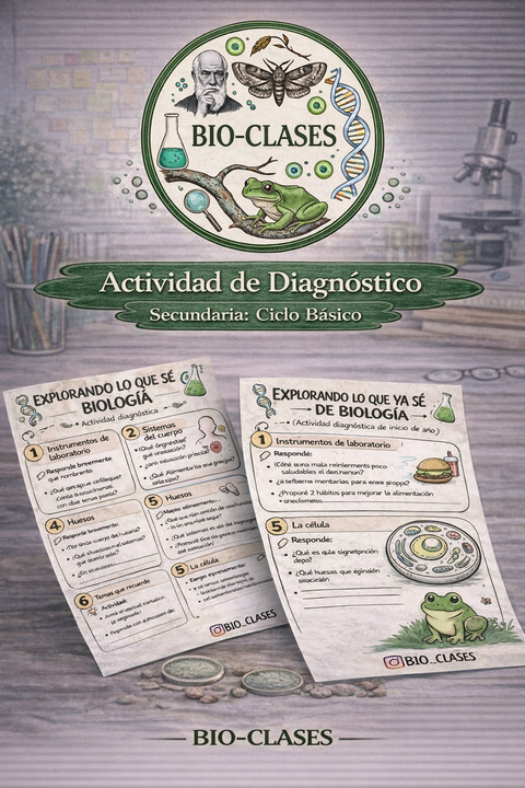 Bio-Clase: Diagnóstico 🤗📝👩🏼‍🏫