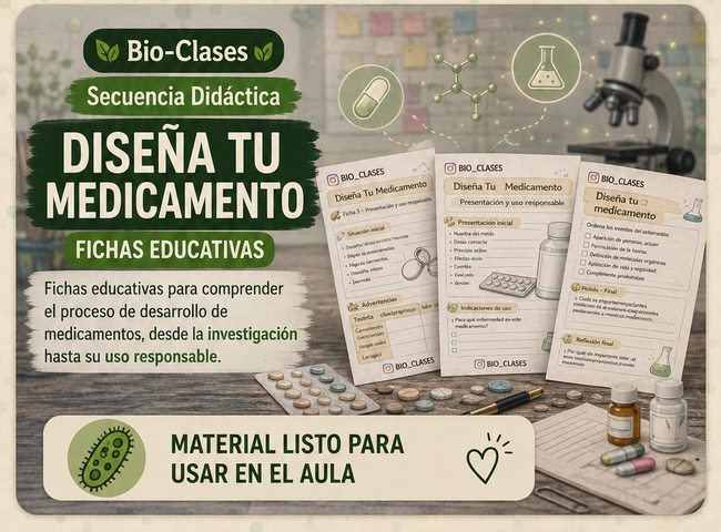 Bio-Clase: Diseña tu Medicamento + Diseña tu Patógeno💉💊