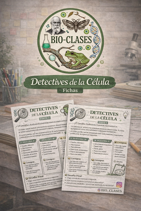 Bio -Clase: Detective de la célula 🔎🔍