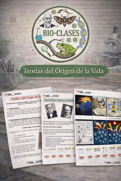 Bio-Clase: El Origen de la vida🌅🌋🌱