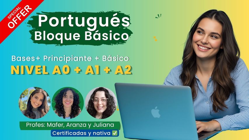 PORTUGUÉS BÁSICO COMPLETO (A0 + A1 + A2)