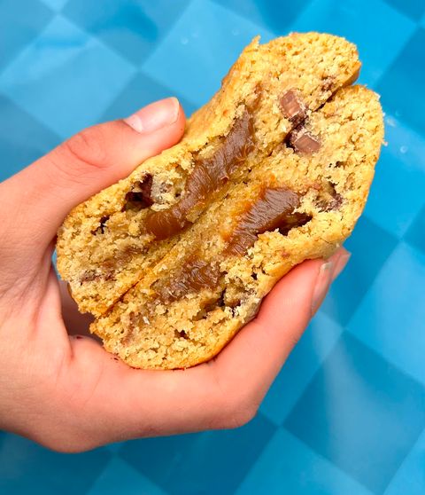 Cookie coco y dulce de leche