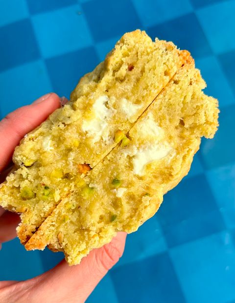 Cookie pistacho y limón!