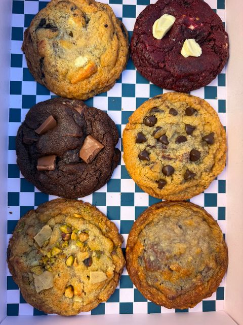 Box flat cookies degustación!