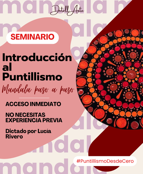 Introducción al Puntillismo: Mandala Paso a Paso