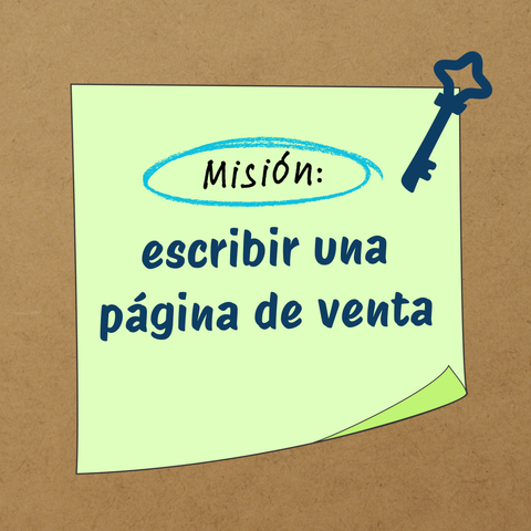 MIsión: Escribir una página de venta